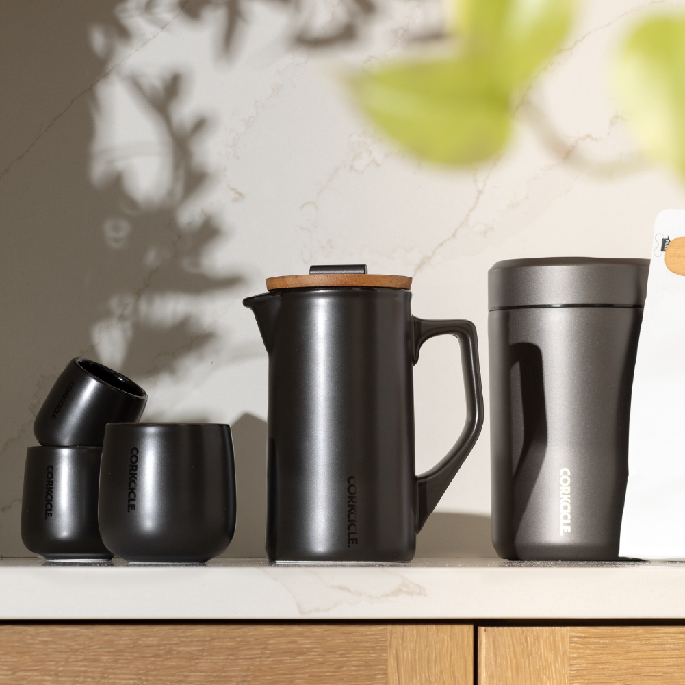 Ceramic French Press - Outdoor Clean Style