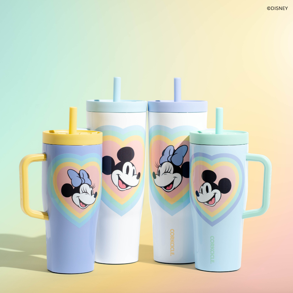 Mickey & Minnie Mouse Retro Rainbow Leakproof Cruiser - Daily Active Pack Fit